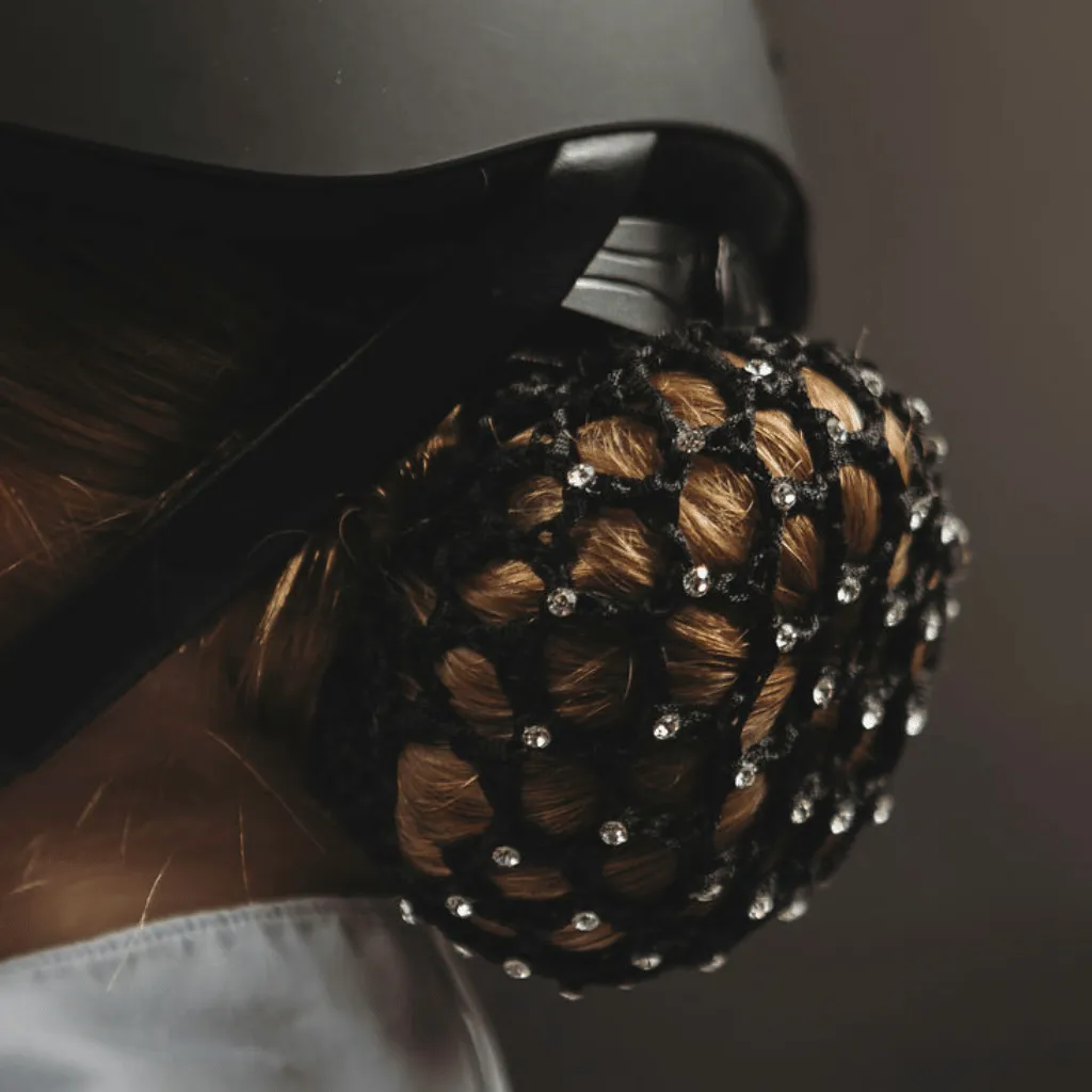 Stretchy Hair Net with Crystals