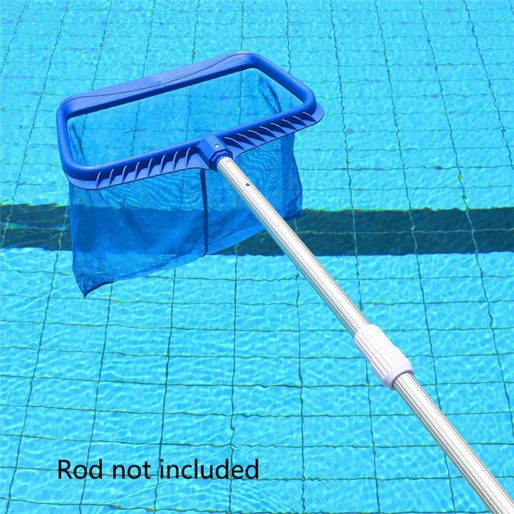 SupplyPro [Thickened and Enlarged] Professional Pool Net Pool Rake Heavy Duty Pool Skimmer Deep Bag Pool Skimmer Net Durable Swimming Pool Cleaning Tool Fits Most Pole for Removing Leaves Debris