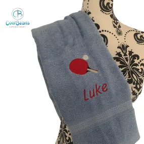 Table Tennis Towels - Personalised