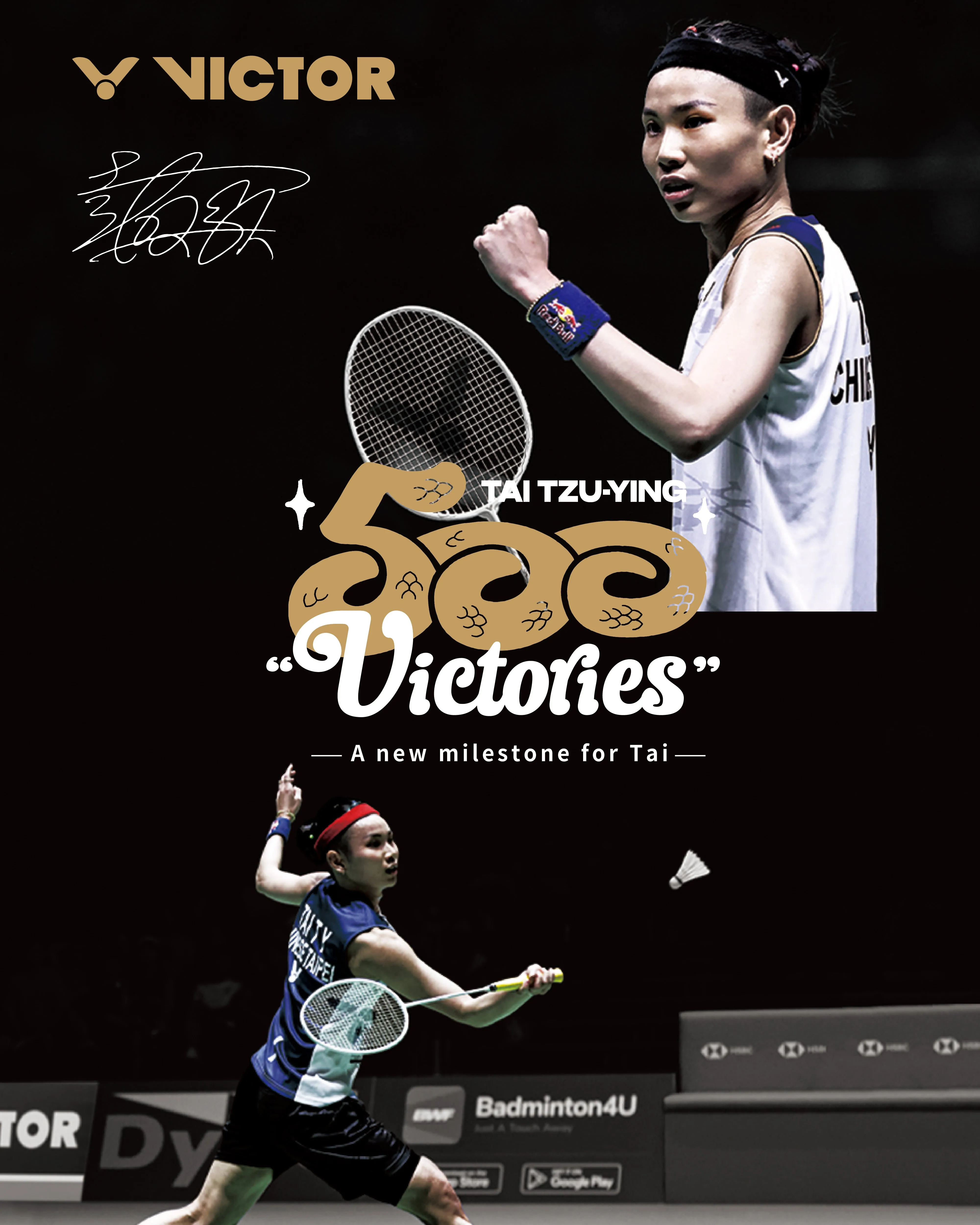 Victor Thruster TTY A Tai Tzu Ying Edition (White) TK-TTY A