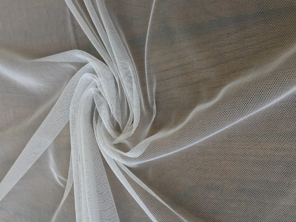 Wefab Polyester Soft Net Tulle Mesh Fabric Multipurpose 10 Yards Long 60 Inch Wide 40 GSM
