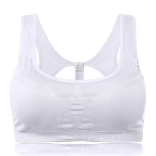 Women Comfort Seamless Wireless Shockproof Sweat Absorbing Breathable Yoga Bra
